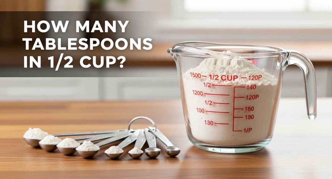 How Many Tablespoons in 1/2 Cup?
