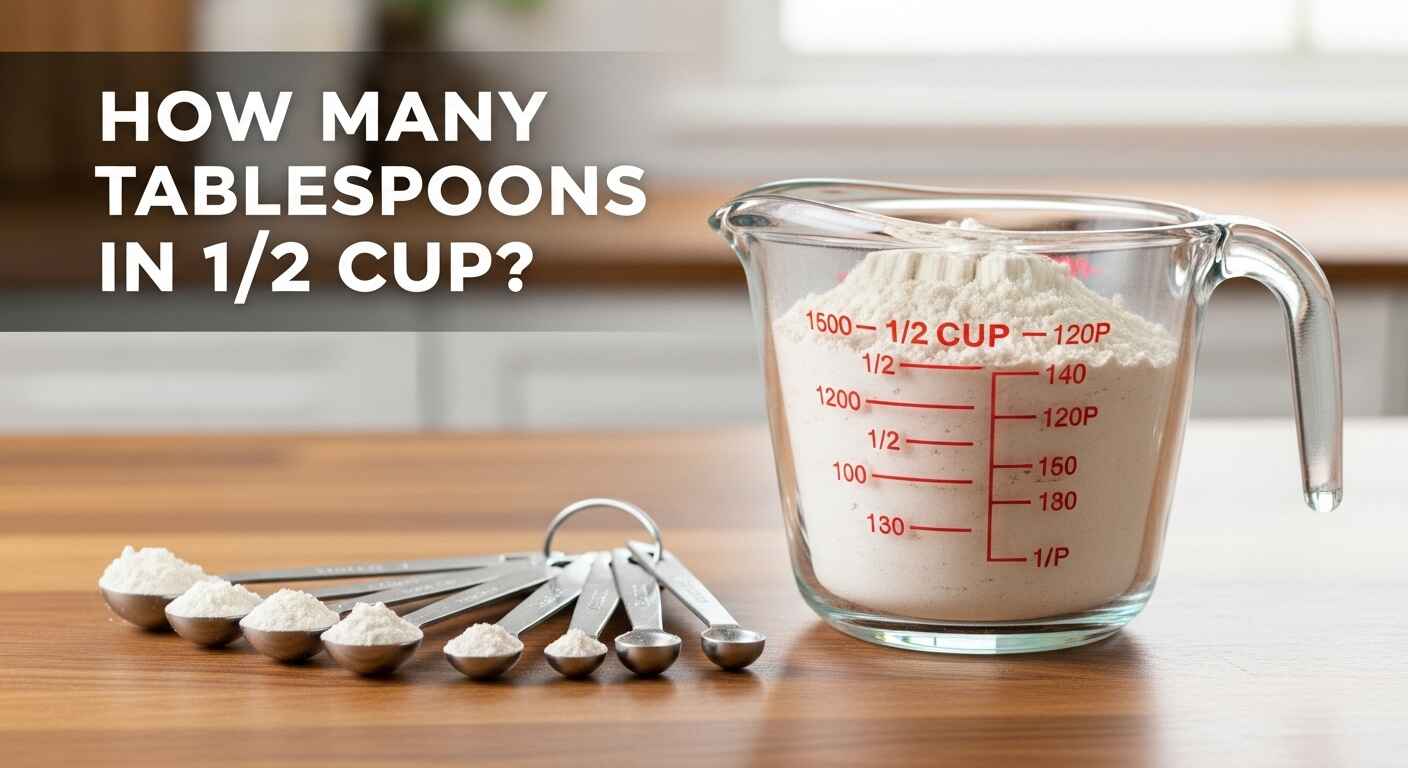 How Many Tablespoons in 1/2 Cup?