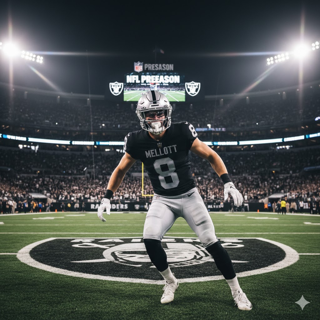 Tommy Mellott NFL Preseason Raiders