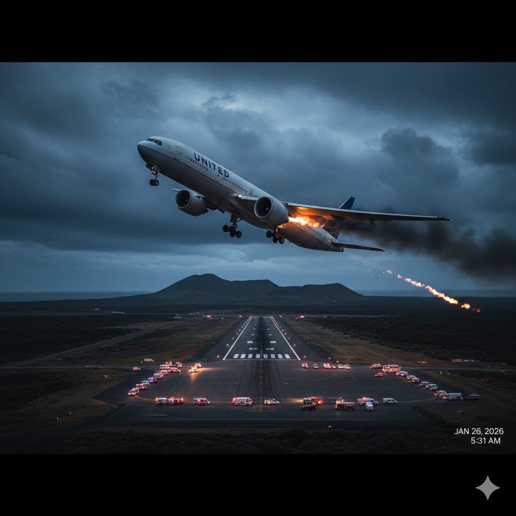 United Airlines Flight UA770 Emergency Diversion