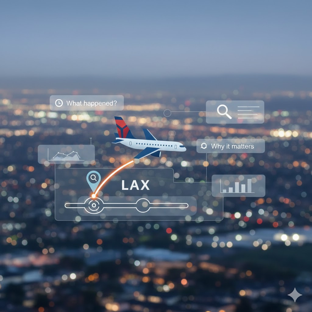 Delta Flight DL275 Diverted to LAX