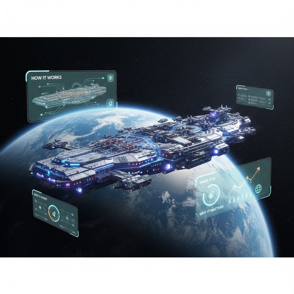 Space Force Orbital Warship Carrier